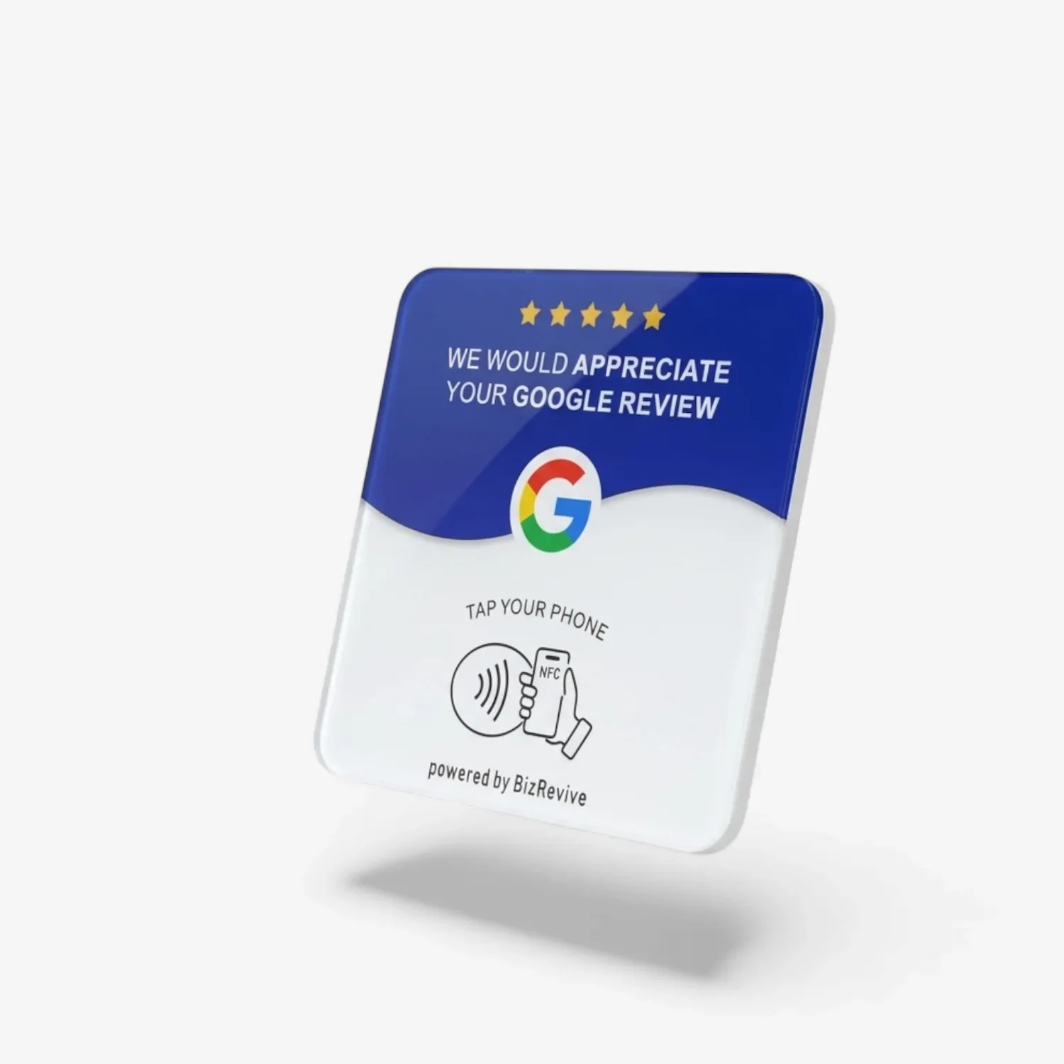 Κάρτα NFC αξιολόγησης Google της SLT.EXC MARKETING